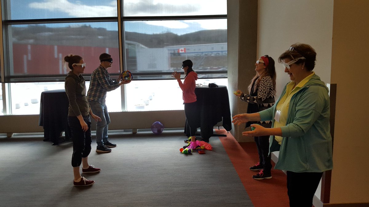 andreacarey's tweet photo. @WinSportCanada PLay date in @S4L_SPV #InclusivePL workshop #APASyyc with @PISEworld. Create programs that have options for everyone! https://t.co/Bql3PBU9yc