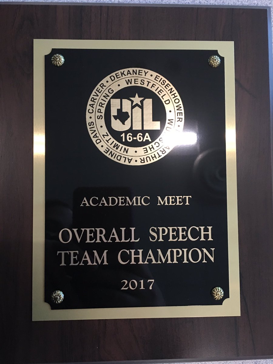 lmamerson's tweet photo. Our students shined in the UIL Speech and Debate competition! @ike9_Eagles @AldineISD @IkeTheatre4588 #ALLINExpectToWin #proudprincipal https://t.co/cjEOlw8vUQ