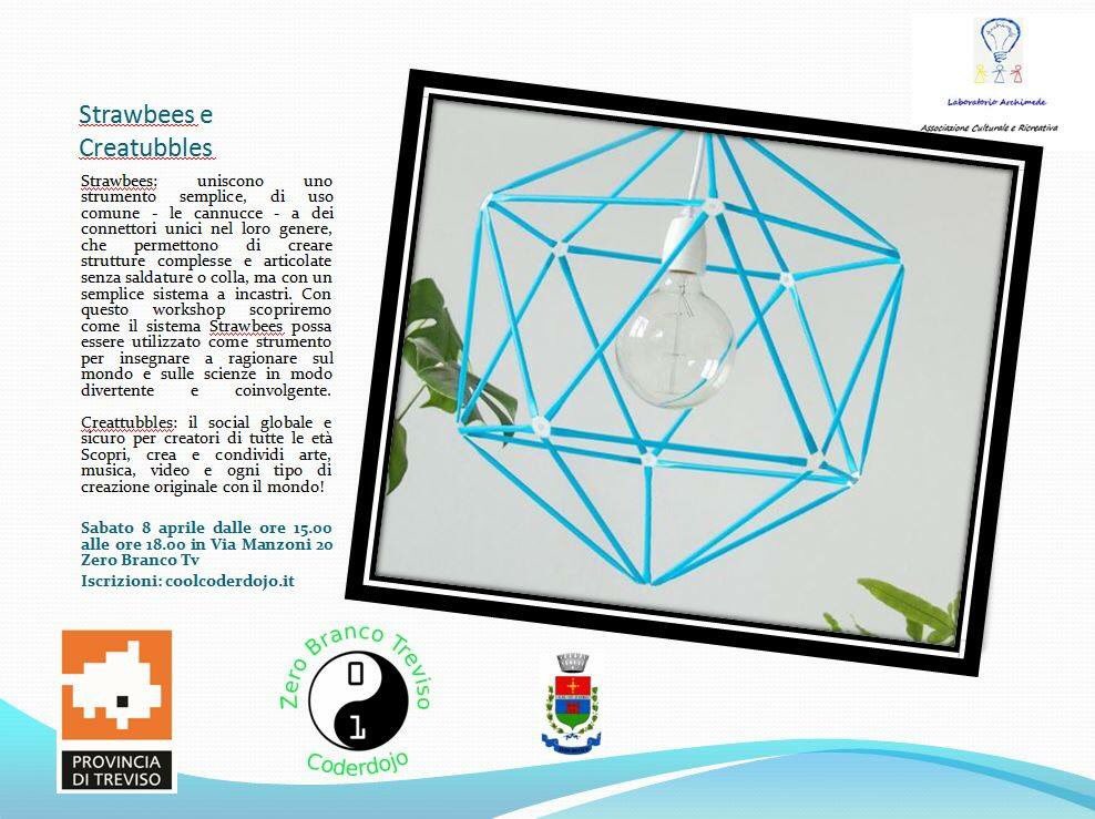 CoderdojoZerob's tweet image. #strawbees & #creattbbles #coderdojozerobranco #laboratorioarchimede @Archimede2Susy @NeedForNerd @trevisotoday @VisitSile @ITnewsTV24