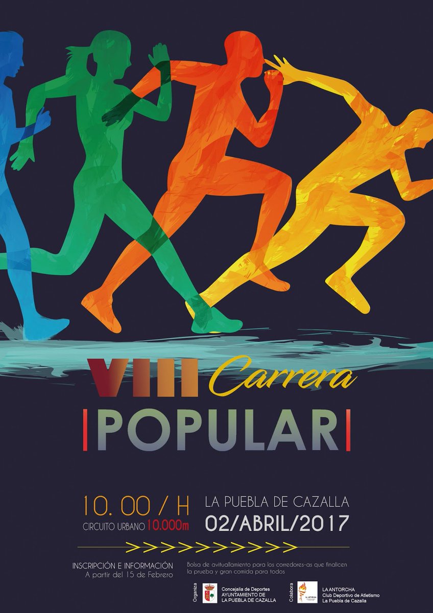 Hasta el 30 marzo te puedes inscribir a esta carrera tan simpática, en la que colabora mi club C.D.A. La Antorcha. ¡Corre la Morisca!