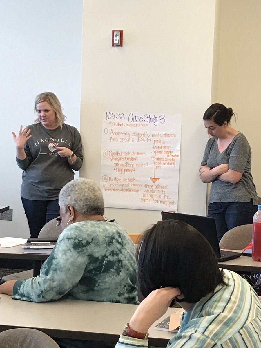 Busy day at Fulton's MSP - 3D science, crosscutting concepts &amp; strategies for diverse students. Whew! K5 endorsement here we come! #FCSMSPk5