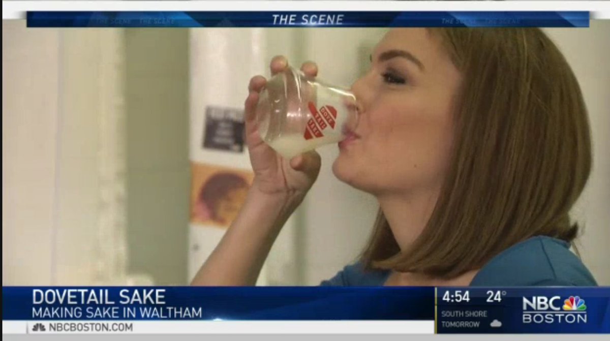 Spotted in the background of the @nbcboston spot on @dovetailsake! #FestPicsOrItDidntHappen #SmallBatchMassMade