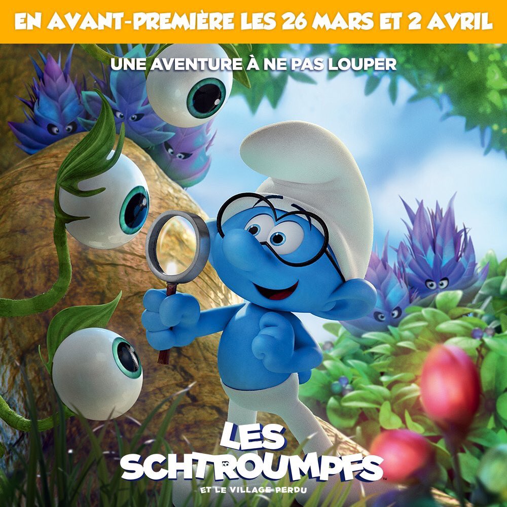 T'as Schtroumpfement envie de voir les #schtroumpfs? Alors réserve ta place ici cgrcinemas.fr/draguignan-cha…