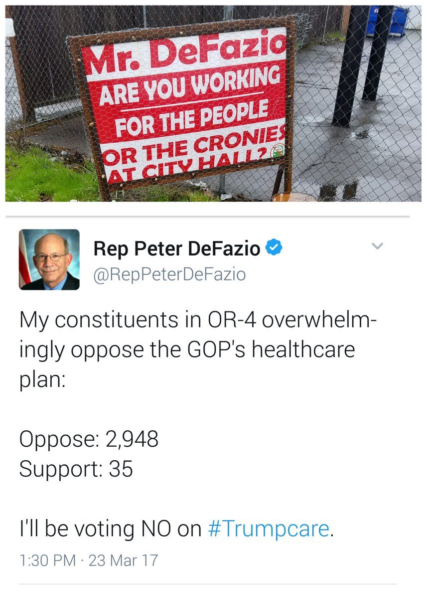 W. 11th anti #EMX signs questioning the integrity of <a href="/RepPeterDeFazio/">Peter DeFazio</a> now have their answer. #EUG #fb