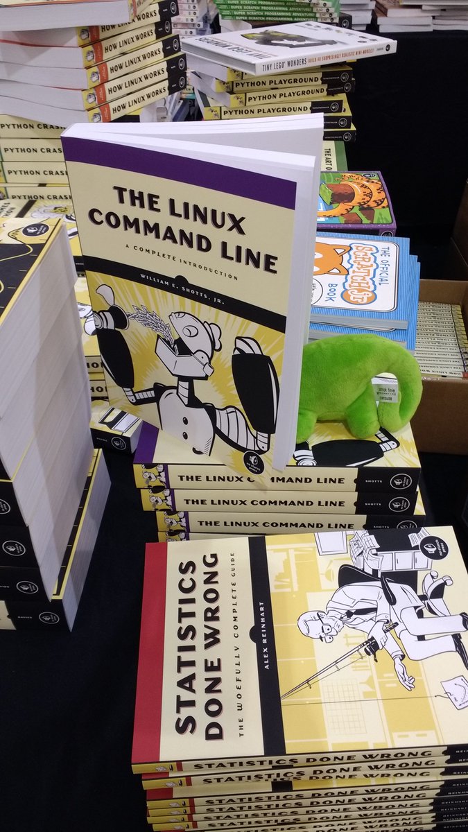 billpollock's tweet photo. SCALE + nostarch + gecko. @nostarch @openSUSE #scale15x https://t.co/dAOSVZeiXL