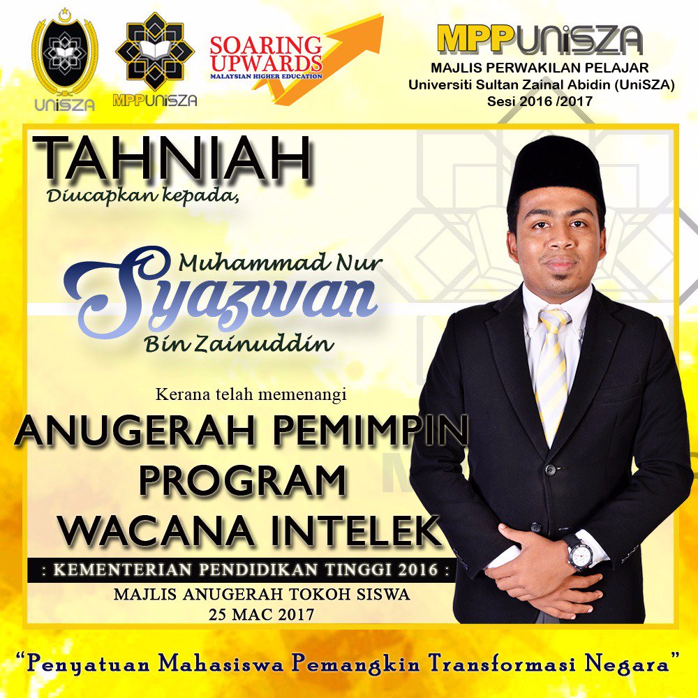 hyadrose's tweet photo. Tahniah Pres. tahniah roomate.. tahniah unisza.. tahniah mpp.. beribu² tahniah.. 🎉🎉🎉 u get it.. 👏👏

#UniSZAPastiTahu
#ATS2016
#KPT https://t.co/5Jp1kfRwTB
