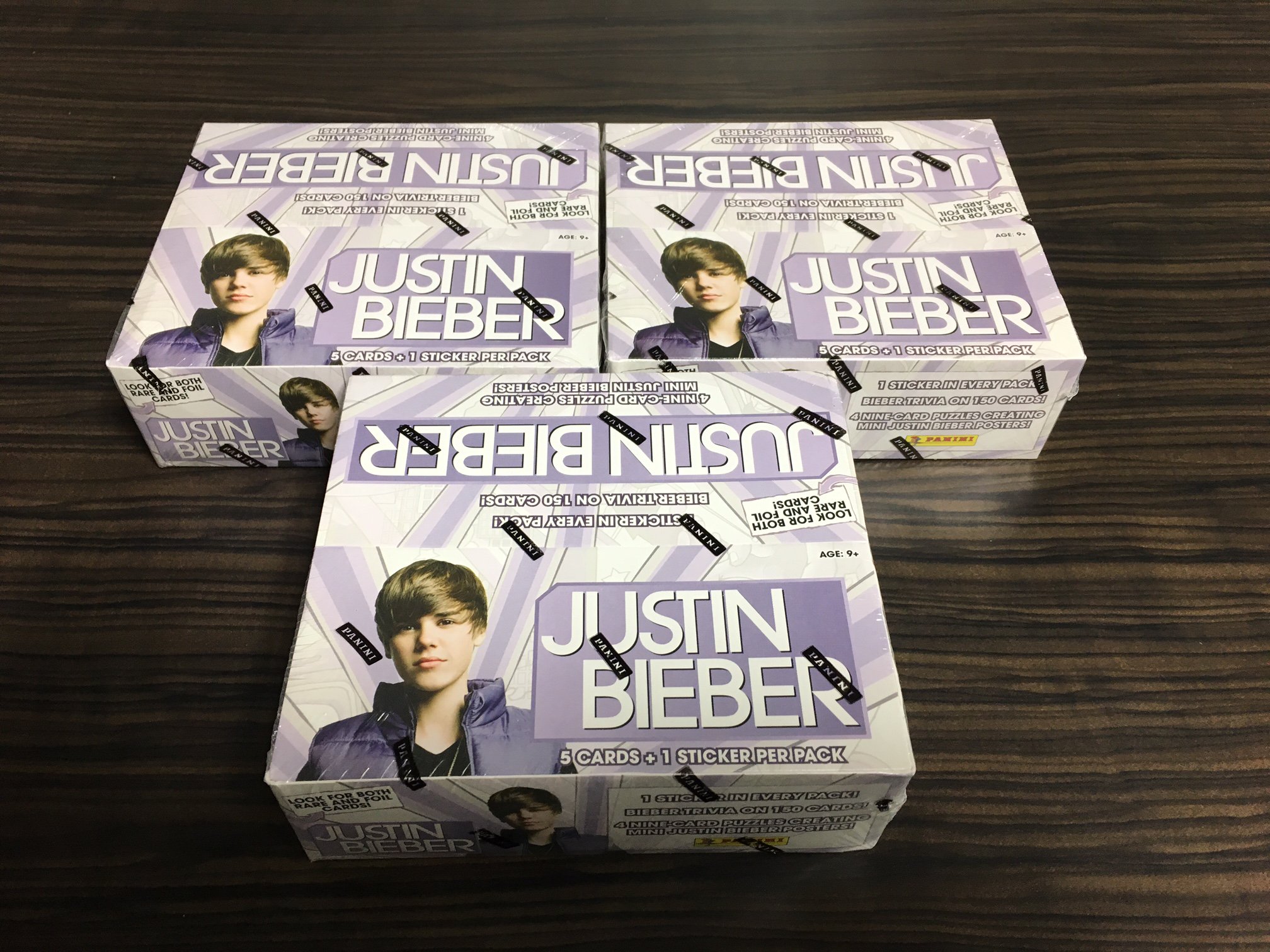 ジャスティン・ビーバー(Justin Bieber)の直筆サイン入りカード ジャスティン・ビーバー(Justin Bieber)の直筆サイン入りカード
