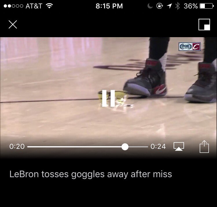 SteveBurton323's tweet photo. @PardonMyTake @BarstoolBigCat @PFTCommenter #LeBronBlames #gogglegate https://t.co/IVyLyoBb8m
