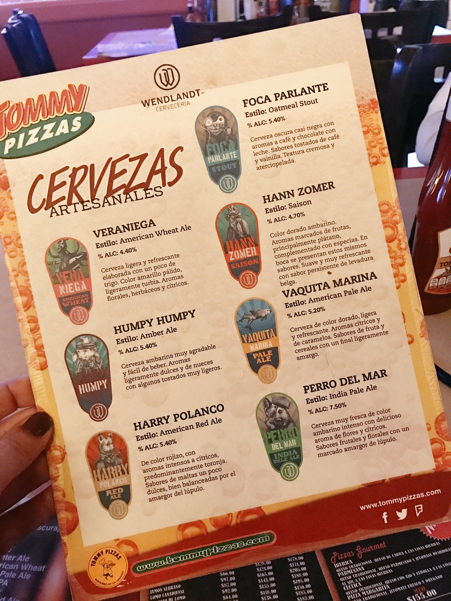 PaolaNorman's tweet photo. #FelicidadEs llegar a la pizzería del barrio y encontrar que las cervezas artesanales del lugar son todas las Wendlandt. #DeEnsenadaPaLaRaza https://t.co/FY3y5zlAwU