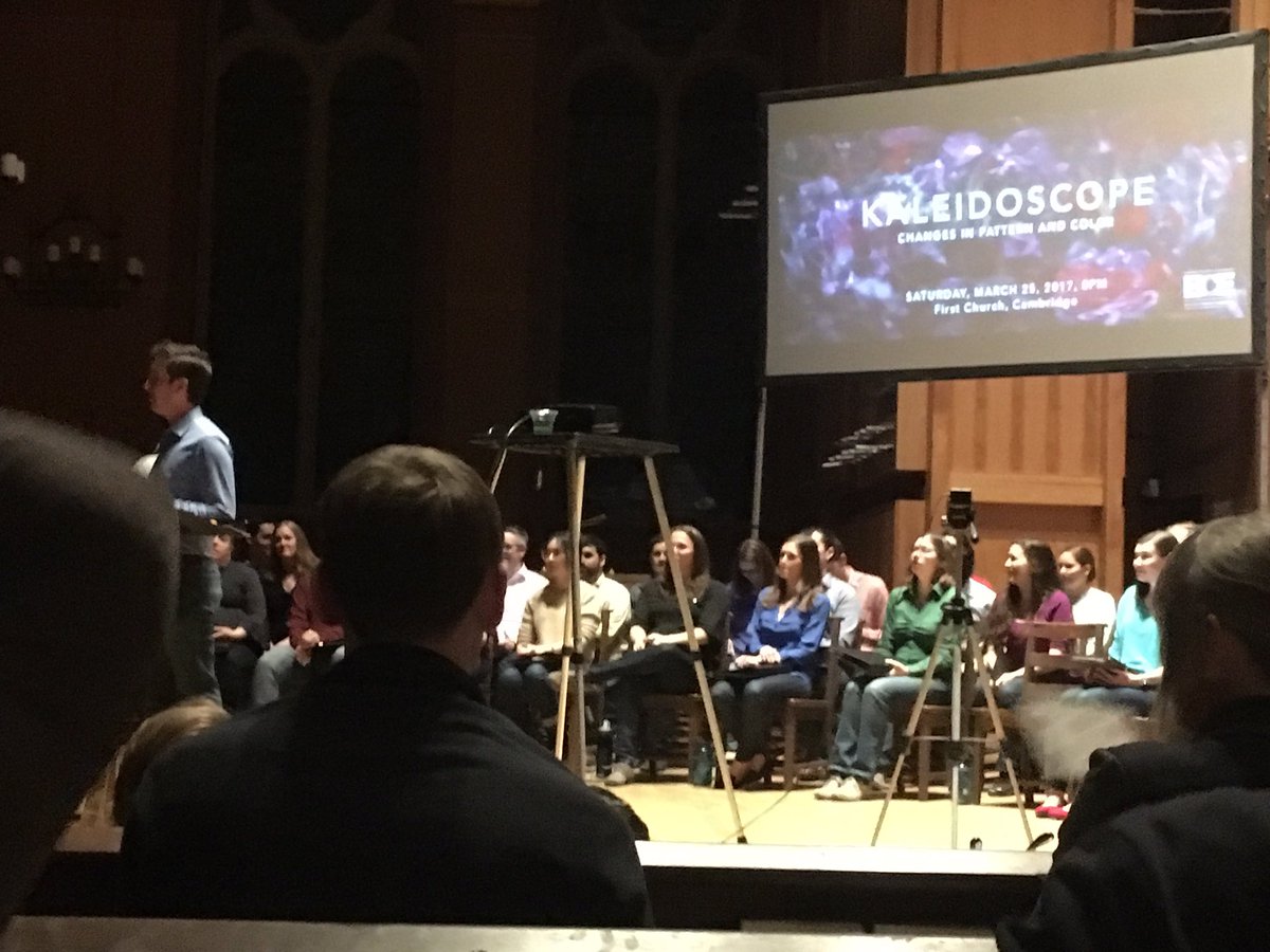PrCl_USA's tweet photo. This is *the* place to be in #Boston tonight! #bosarts #Cambridge A Scratch n Sniff concert! #wow! #Kaleidoscope #BostonChoralEnsemble https://t.co/Hkj20F4nzL