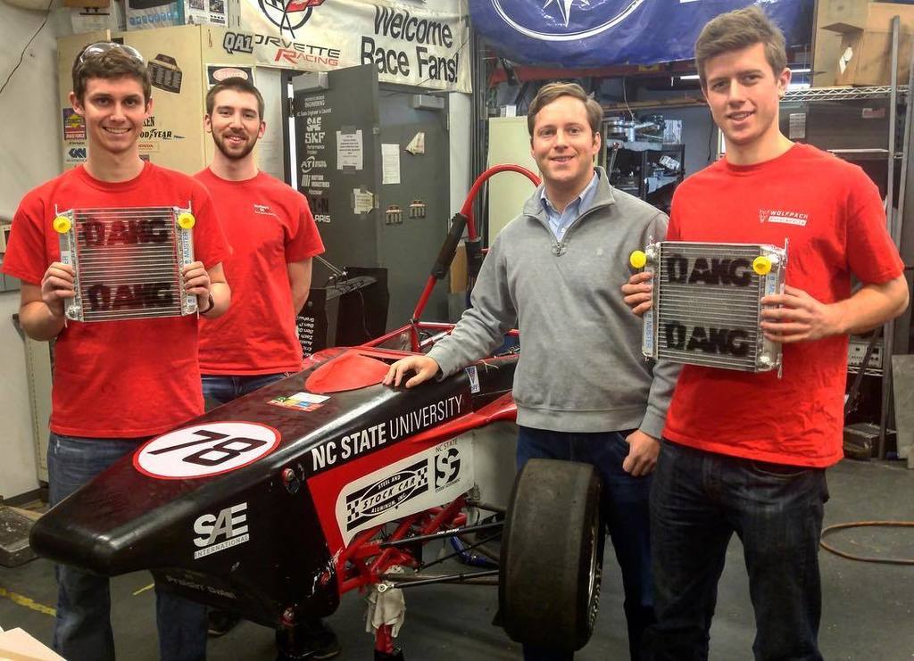 ncsu_racing's tweet photo. Thanks to AKG and Spal for providing our custom cooling package! #fsae #keepinitcool #marc… https://t.co/SuNkRug6x5 https://t.co/rbnaYuN5ET