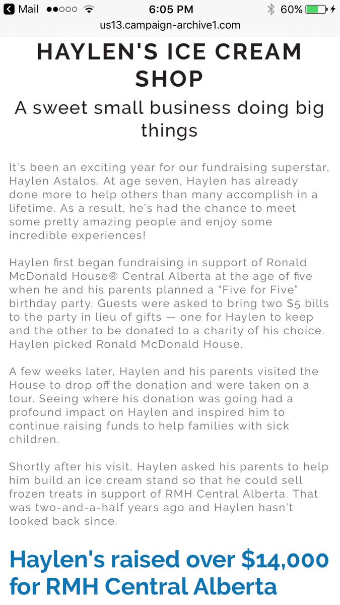 When going on 6 days in the Stollery it was so bittersweet 2 read this new article on Haylens work for the RMH 💗
us13.campaign-archive1.com/?u=f65ef961424…