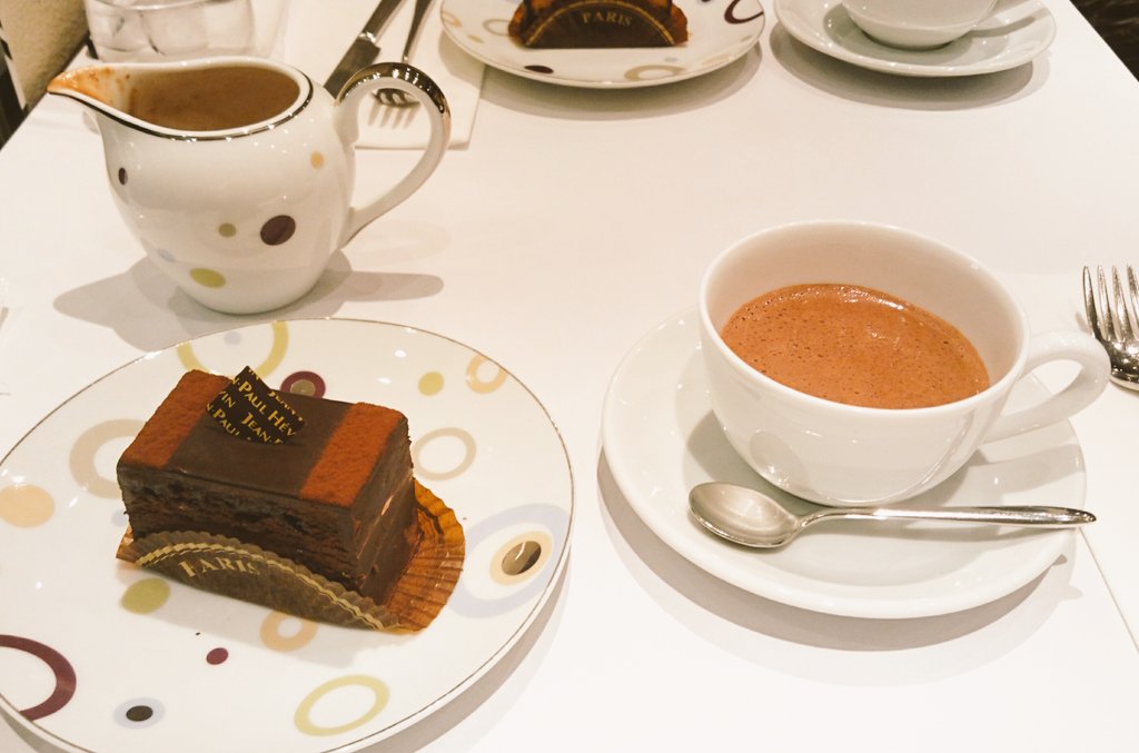 Shr Auf Twitter ホットトョコレートとチョコレートケーキとパンケーキ