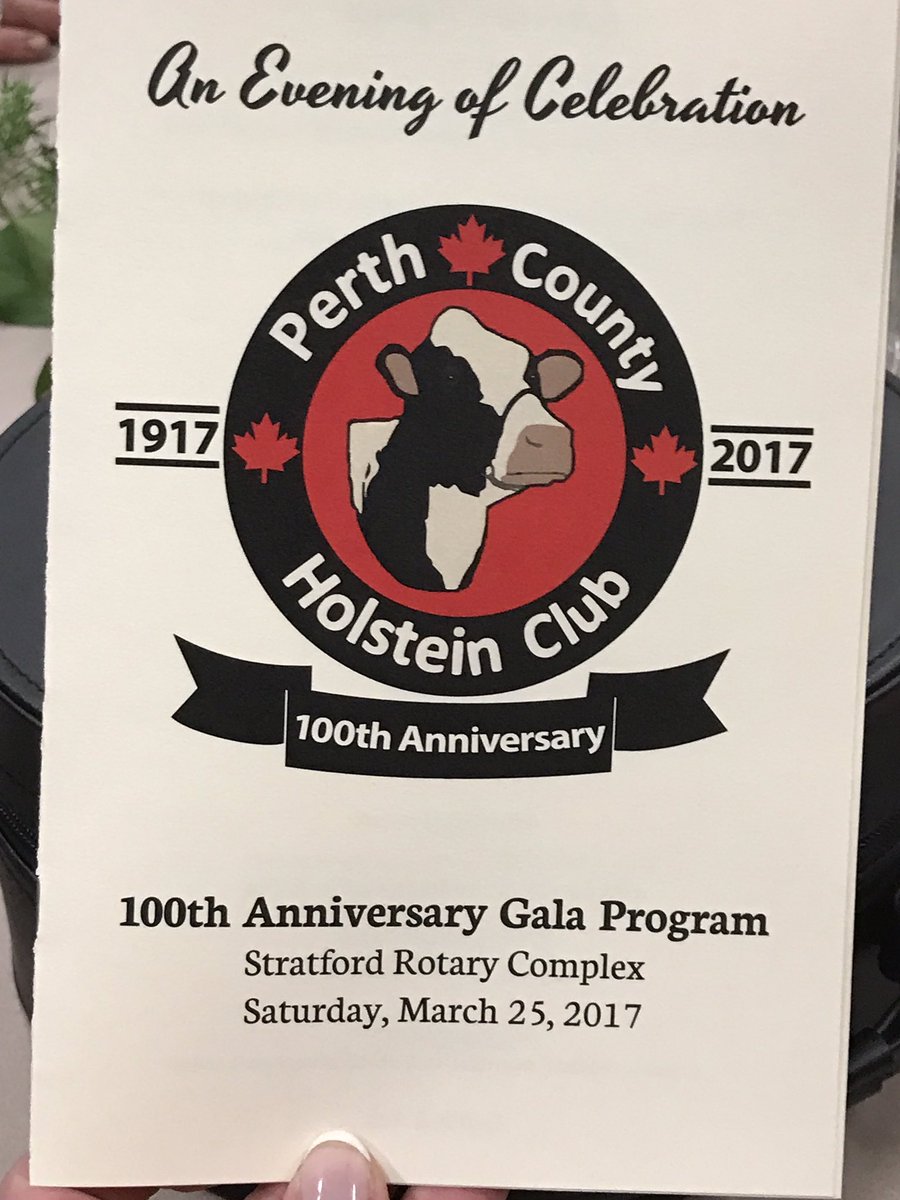 PerthCtyQFurrow's tweet photo. 100th anniversary of the Perth County Holstein Club https://t.co/yDGhBJacCd