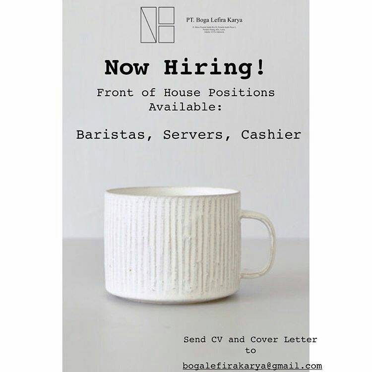 #Fulltime Head Chef, Baker, Prep Cooks di neighborhood cafe JakSel
#lokerJakarta #KarirJakarta #lowongankerja
instagram.com/p/BSCvHzPgLD3