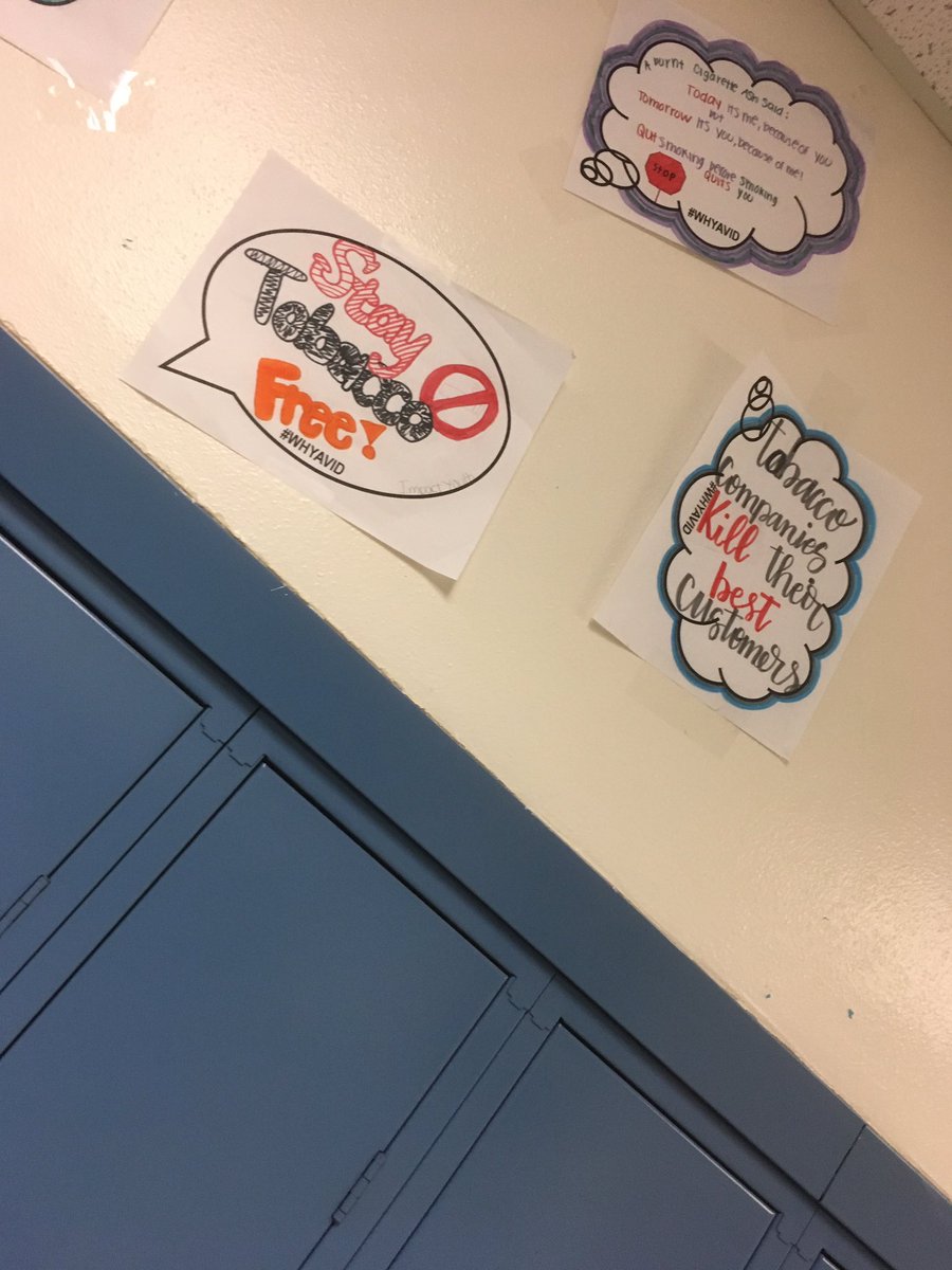 mrst72's tweet photo. #BonhamAVID gearing up 4 their tobacco prevention project. Imagination & talent! #BonFacNest #PBRCADA #impactYouth #xoutcoalition https://t.co/0Uyr0UDsK2
