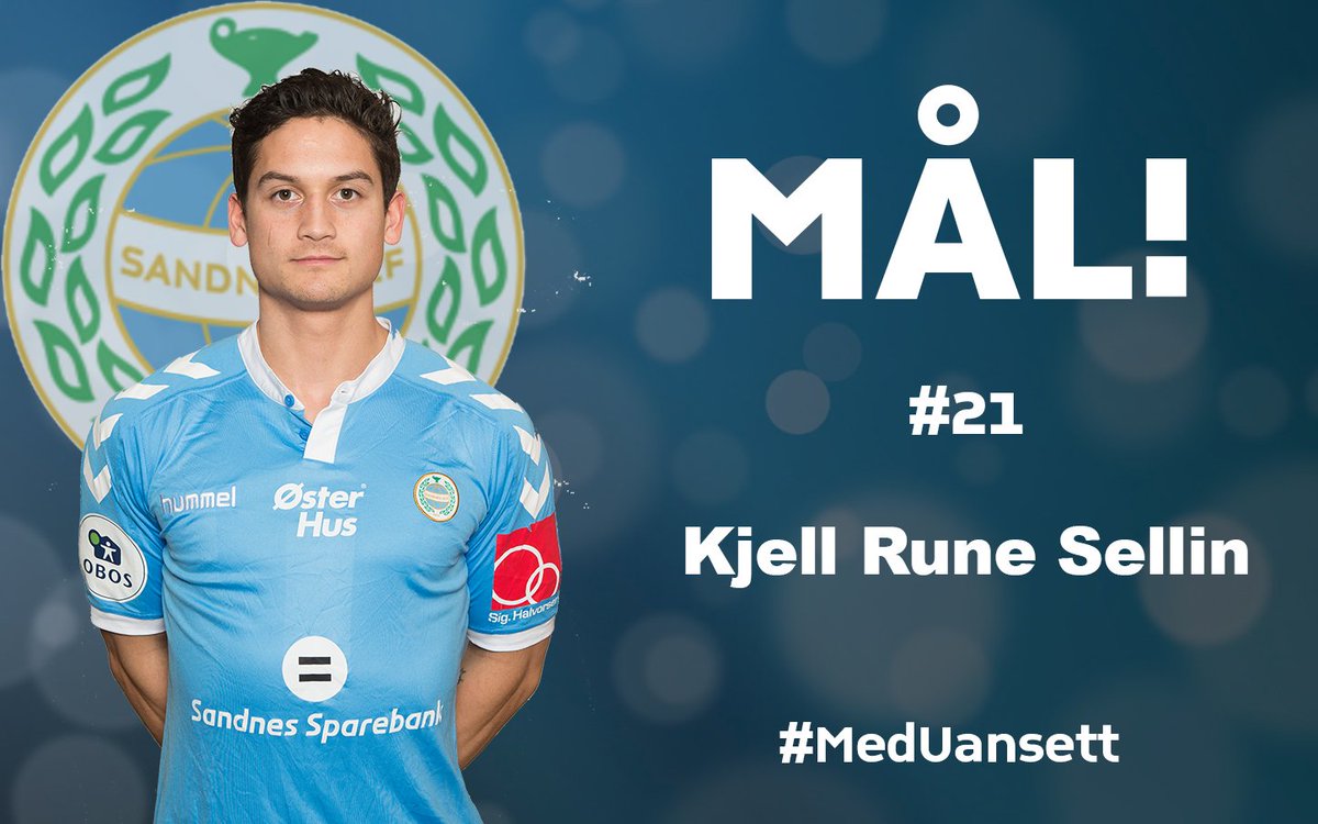 38' Mååål! Kent Håvard Eriksen legger assisterer Kjell Rune Sellin, som gjør sitt andre mål på to kamper. Vi leder 1-0! #MedUansett