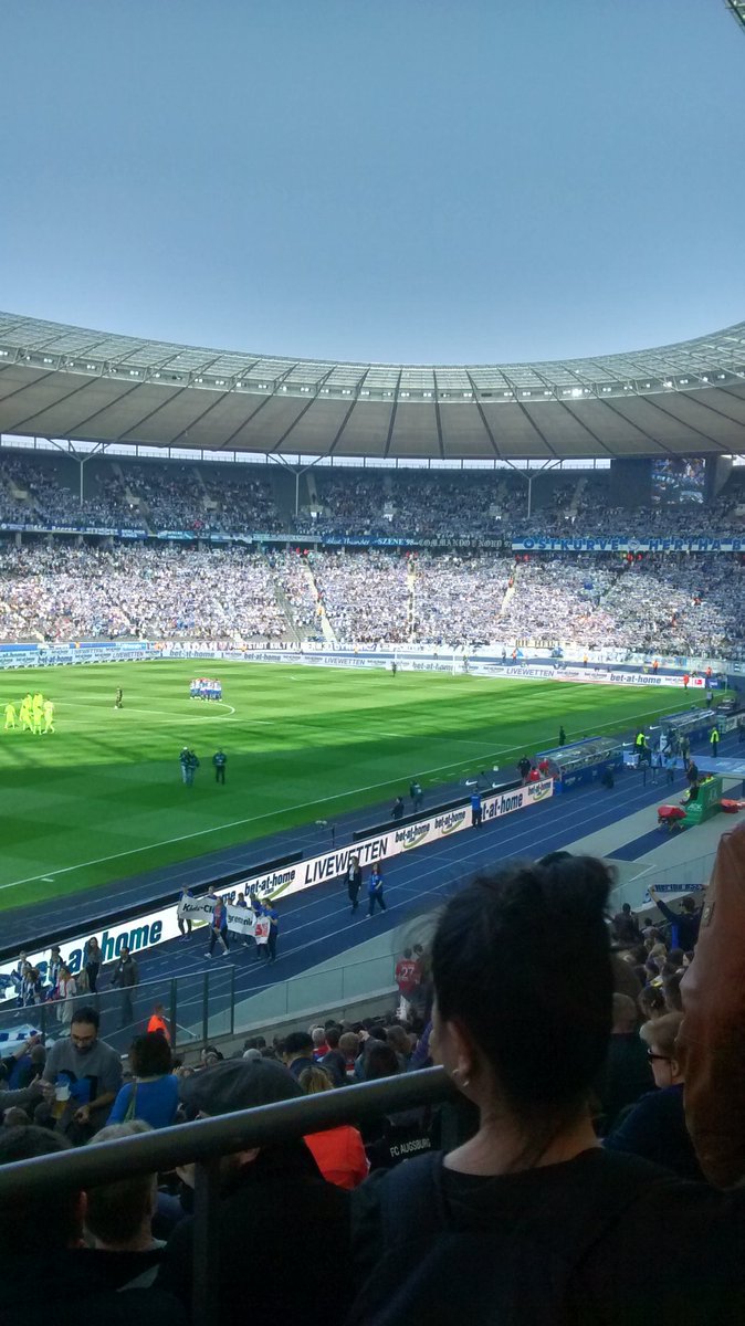 Mal wieder ein Hertha-Spiel. 2:0 nicht schlecht.
