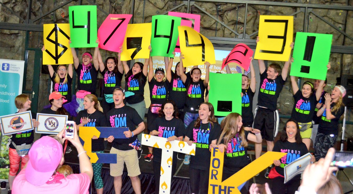 KSUFlashathon's tweet photo. Hey @KentState we surpassed our goal by $2,000 last night, and it was all #FORTHEKIDS!!! @AkronChildrens #Flashathon2017 https://t.co/5sP4uVi8AE