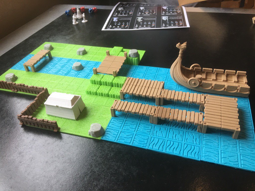 Dutchmogul's tweet photo. I made one! Modular Grassland Tactics Tiles (18mm scale) from #Thingiverse https://t.co/oSr5lxmZ4l #OpenTactics https://t.co/nBLwWYe2Uw