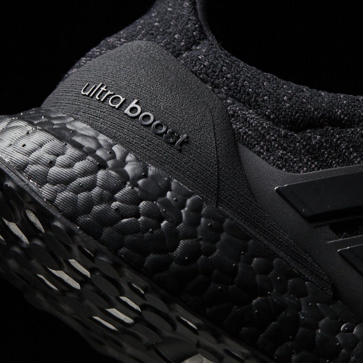 BOOSTLINKS's tweet photo. Another version of adidas Ultra Boost 3.0 'Triple Black' is coming soon with new heel cap, date TBC. https://t.co/sYjFl0MfhR