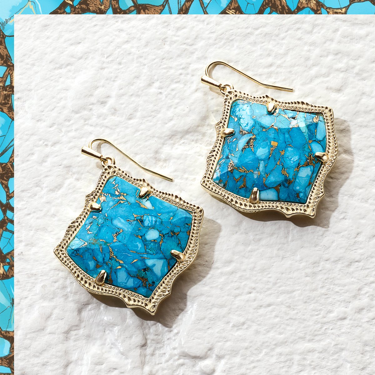KendraScott's tweet photo. Classic shapes, signature techniques, your favorites...reimagined. Our Summer Collection launches Wednesday. Mark your calendar. https://t.co/5vnq1iUu09
