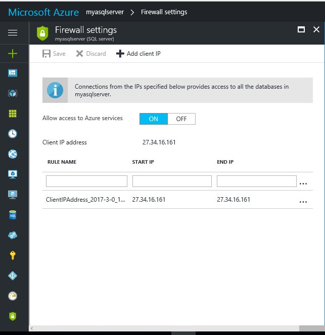 kabingyanwali's tweet image. To learn is always fun. Learning to create #Azure_SQL_Database & install it in clients tools #Microsoft_SQL_Server_2016, #VisualStudio2017🙂🙂