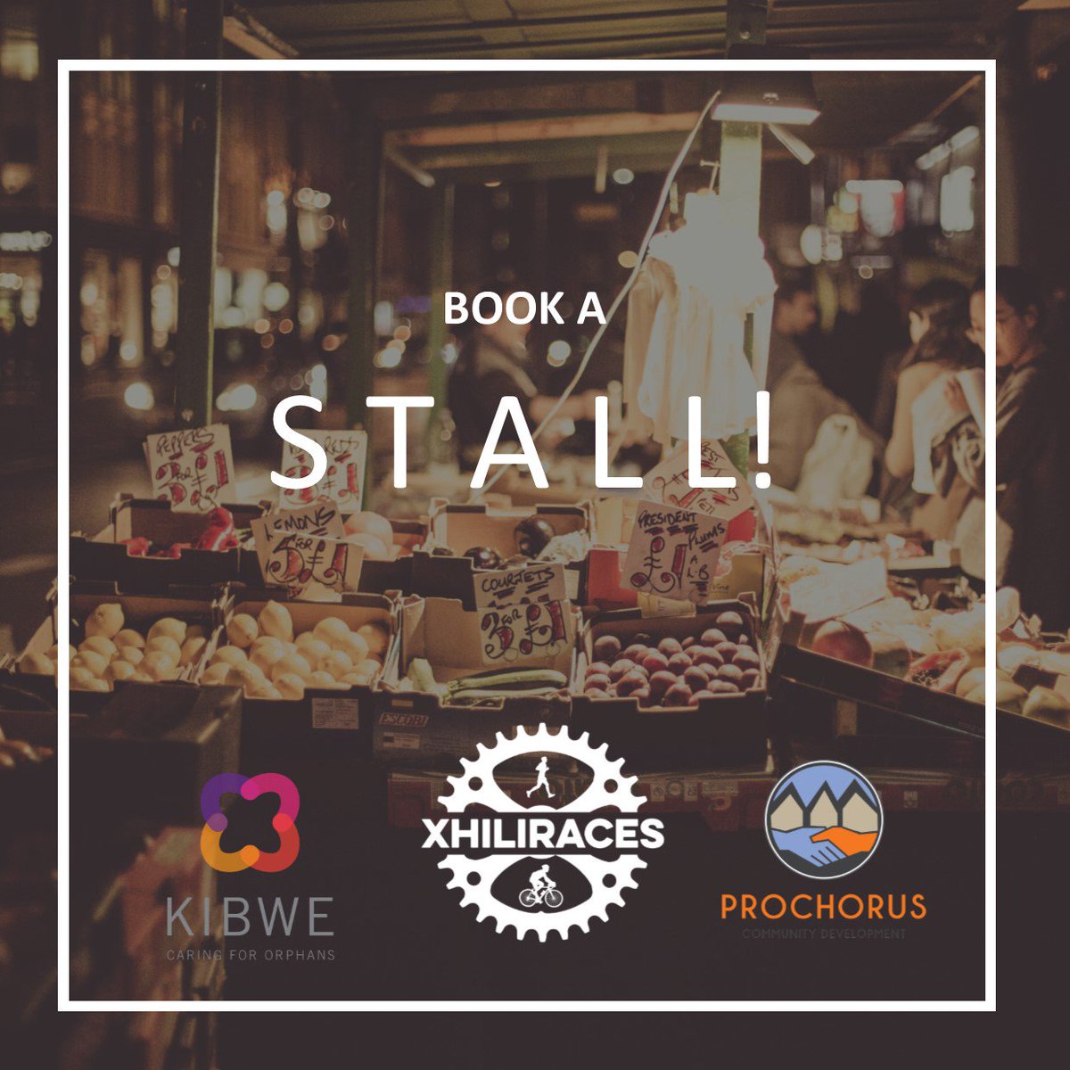 Have you booked your #STALL for <a href="/xhiliraces/">Xhiliraces</a> yet? 
Book a food or family stall here. 
bit.ly/2o2vmJV

#retail
#xhili2017