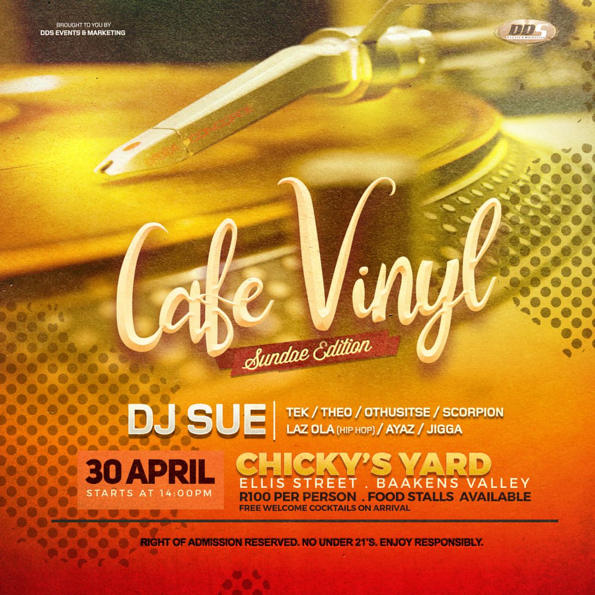 yoliswa007's tweet photo. #ChillazonChapel
#CafeVinyl
#DDS Events https://t.co/7VAHcJyCHT