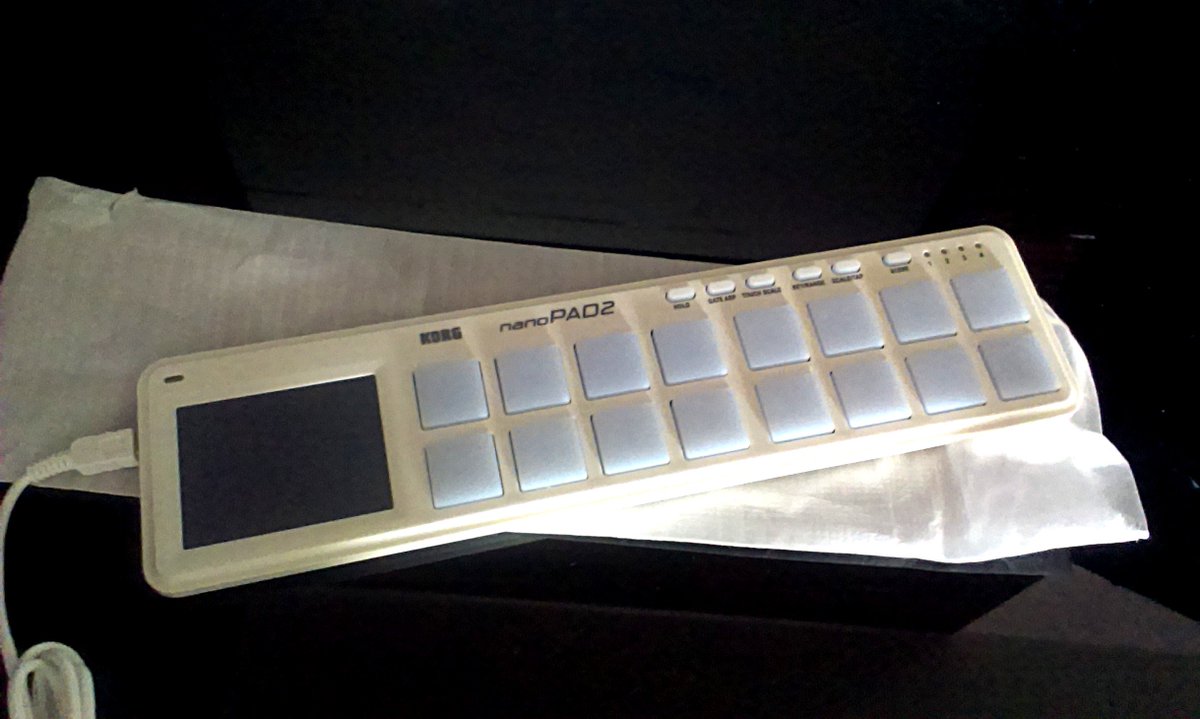 ASMR_synth's tweet image. My new KORG Nanopad for ASMR synth. Let's make some sounds!