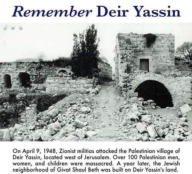 fivefour5's tweet image. 🇵🇸 Deir Yassin
We will not forget. 
April 9, 1948
#DeirYassin