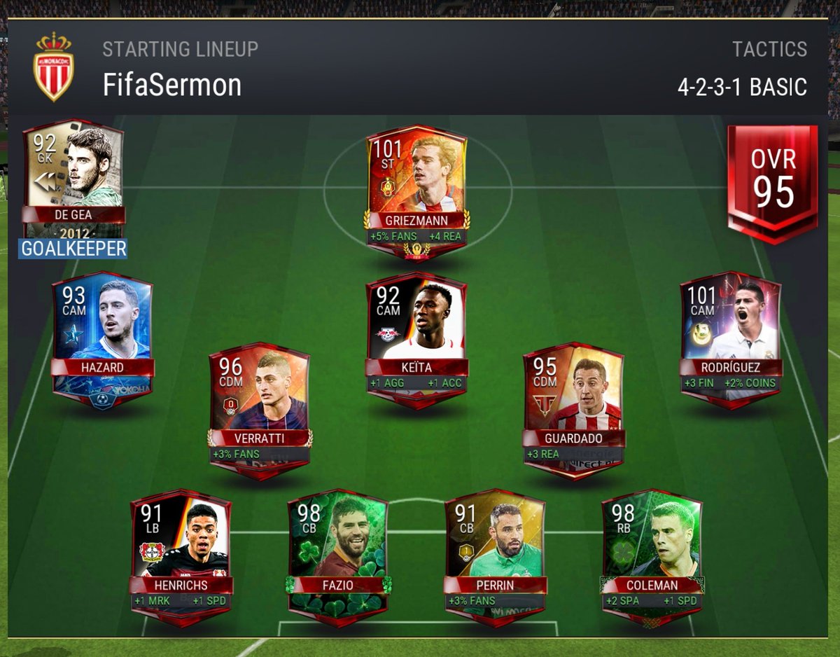 fifasermon's tweet image. My defensive squad 😍 Waiting for Dany Rose..