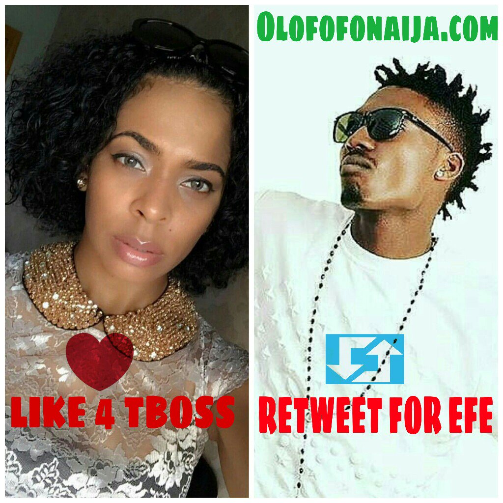 Olofofonaija247's tweet photo. Who Is Going Home With The 25m ? LIKE 4 #TBOSS - RETWEET 4 #EFE 
#BBFinale #BBNaija #BBNajia2017 #OlofofoNaija https://t.co/fzQg12U9gp