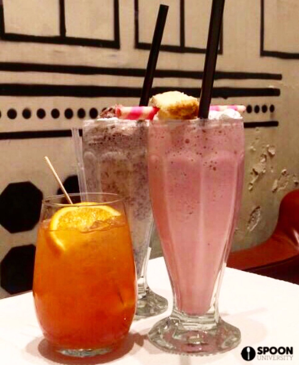 #BlueberryCheesecake Shake, #FerreroRocher Shake and Two Three Tango from <a href="/SmokeHouseDeli/">Smoke House Deli</a>
Photo by Karan Kapoor