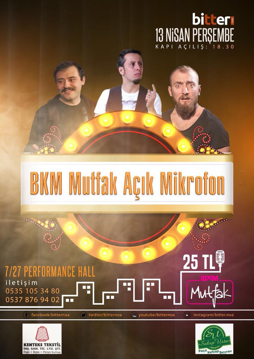 BitterNoa's tweet photo. Hediye bilet olsaydı kesin giderdim dediğini duyduk o halde instagram hesabımızı bir gözden geçir 😉#bitternoa #gaziantep #BKM https://t.co/25mwP8PZnS