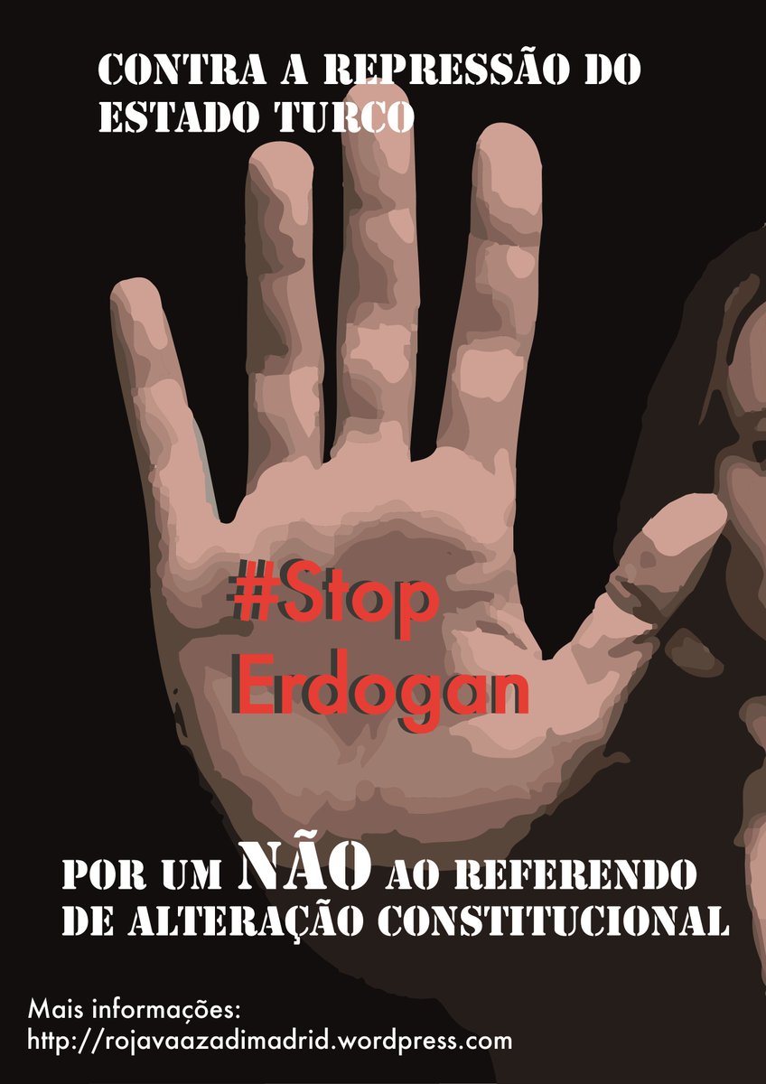 NoiteEmPe's tweet photo. #StopErdogan que está a converter a #Turquia em uma ditadura ao  massacrar toda a oposição kurda e turca. https://t.co/oTH62Ob3Ef