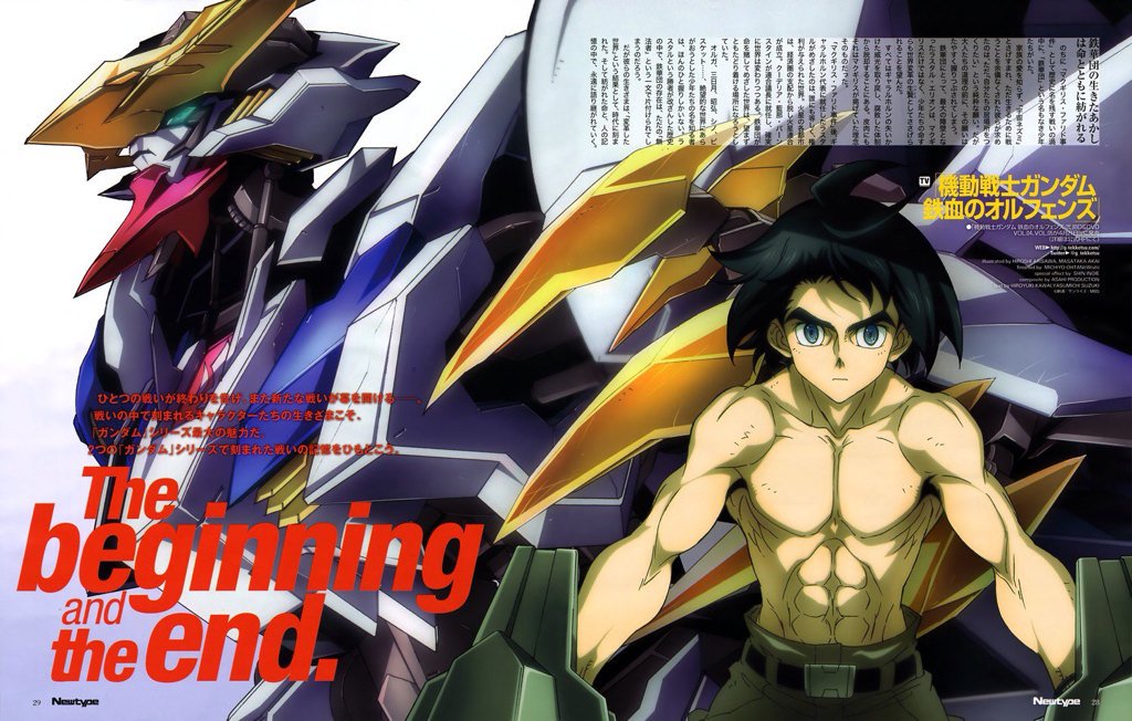 Yande Re Gundam Iron Blooded Orphans You Have To Be This Ripped To Get Into This Ride T Co Lsrmtdtonu Scans