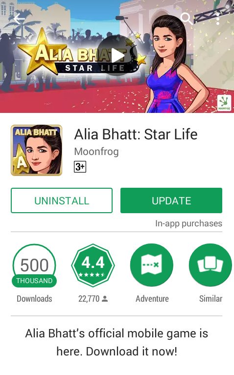 Madhavvvvv3's tweet photo. Wow wonderfull game. I love this game this game is too enjoyable to play come on friends  play this game...... @AliaStarLife @aliaa08 https://t.co/7D3rkSFG24