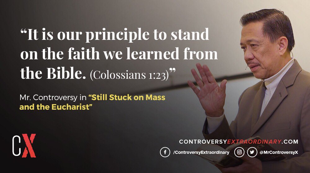 MrControversyX's tweet photo. #TellTheTruthAsIs: It is our principle to stand on the faithwe learned from the Bible. Col. 1:23
https://t.co/mXz3HqXPux https://t.co/BSoPemGfVN