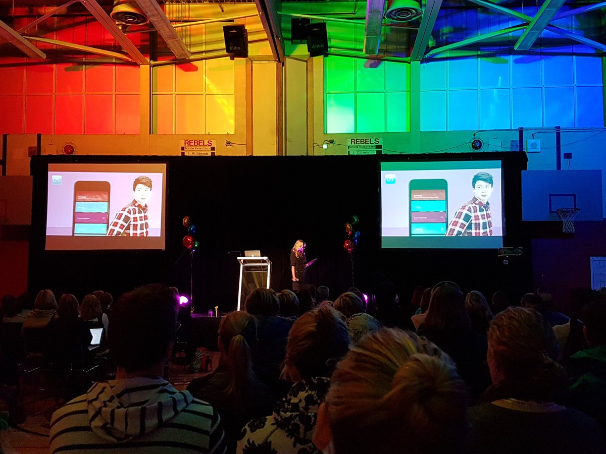 heatherinch's tweet image. There&apos;s no excuse folks! Get on this techy train! Great #sparktalk @HollyClarkEdu  about #genz #onsummit #edtechteam