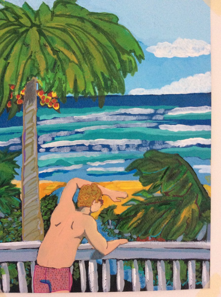 napolitanoenmex's tweet photo. #drawing #painting #mexico #myart #mypaint #iliketopaint #tropicallife #neverendingsummer #FelizDomingo #HechosParaTI #love #art #color https://t.co/wVFprqXWyI