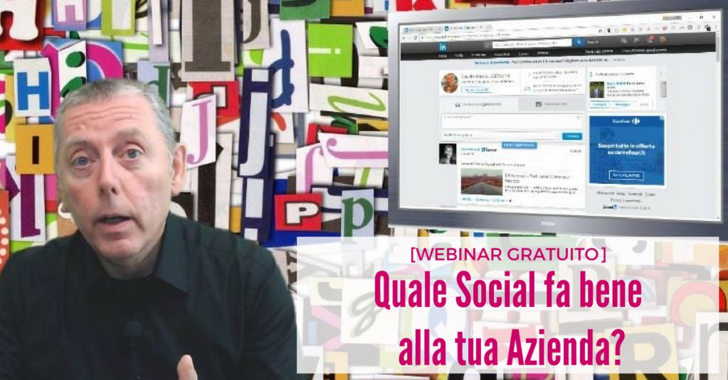 ClaudioMosna's tweet photo. [WEBINAR GRATUITO] Quale Social fa bene alla tua Azienda? Solo ancora 15 posti disponibili. https://t.co/GzCkUJUHMp https://t.co/XQ54jmEdLB