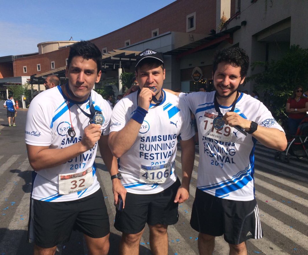 No siempre todo es #musica, de vez en cuando es importante moverse💪🏼🏃🏻😂 #SRF #SRF2017
#Run #running #runner #runners #corrida #training