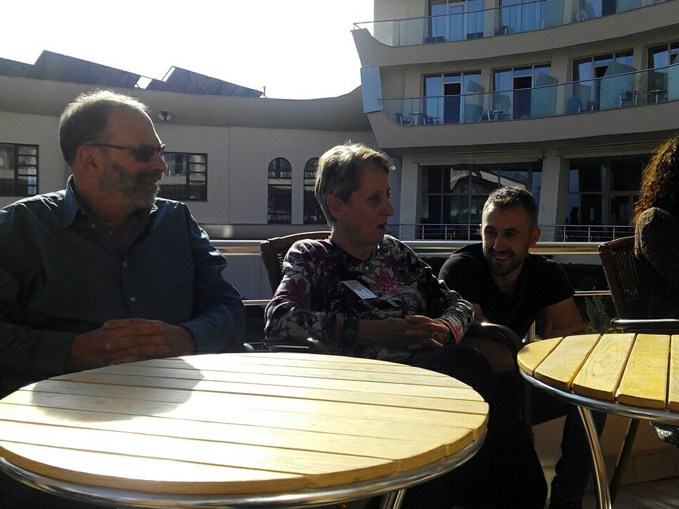 NewsNeus's tweet photo. Coffee time after #EduConference2017 With excellent people and great thinkers! @RayGallon https://t.co/PwhflV1BNI