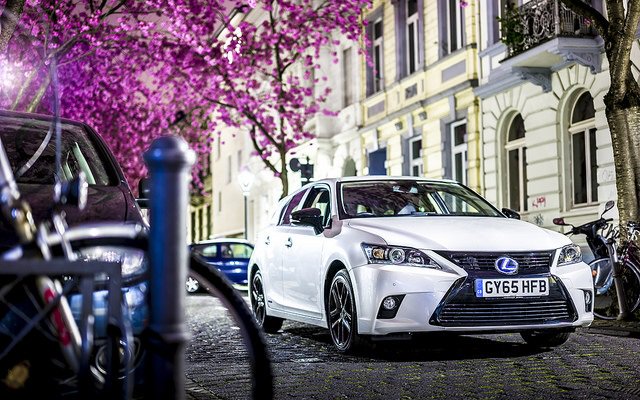 LexusBirmingham's tweet photo. ‘Sakura’ season with the #Lexus #CT 200h: The Cherry Blossom season is well underway in Japan. https://t.co/YQJc8uj7cU
