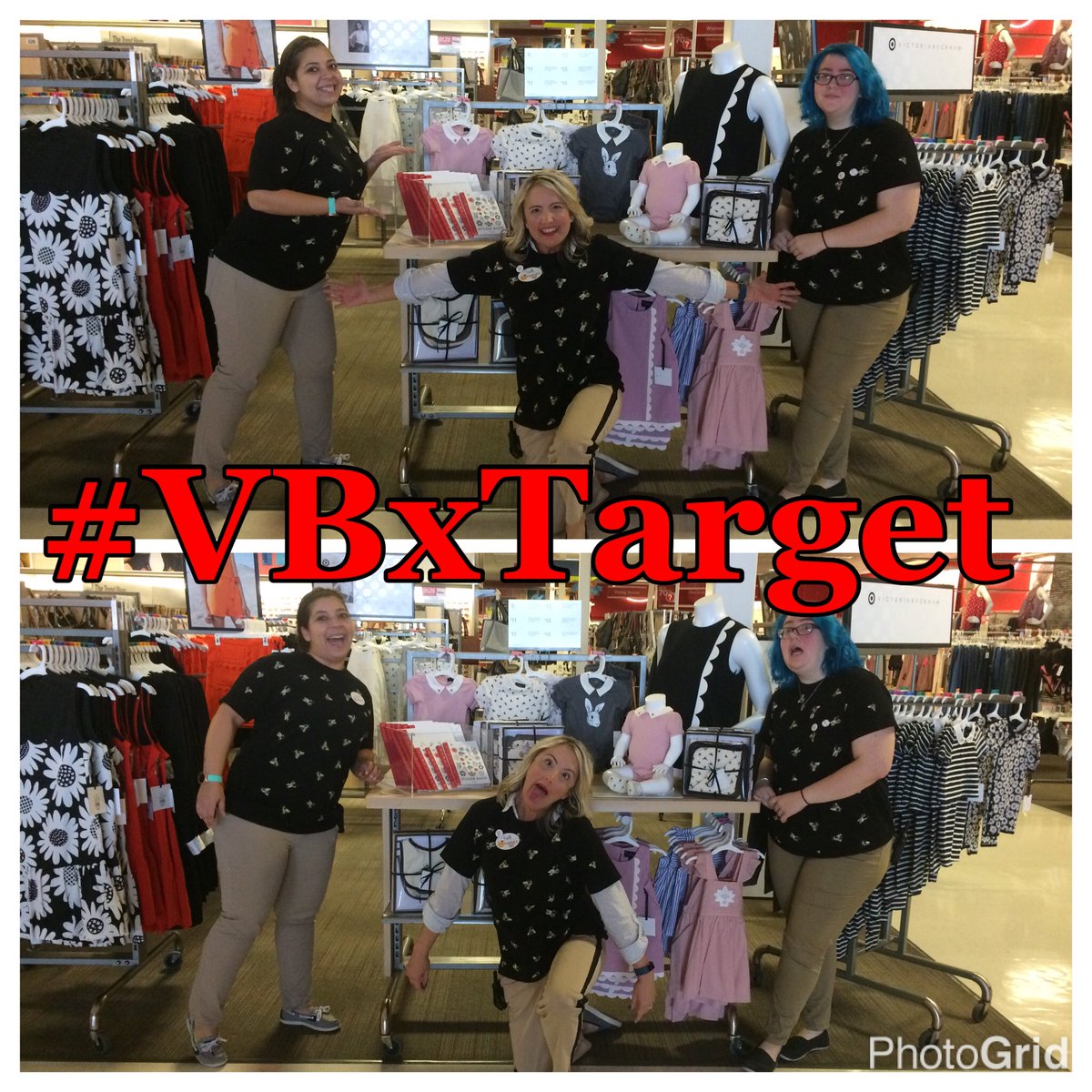 We're a buzz at #T1860 for #VBxTarget! 🐝🐰 Come check out our photo booth as you try on your new threads 💁🏻🎯📸