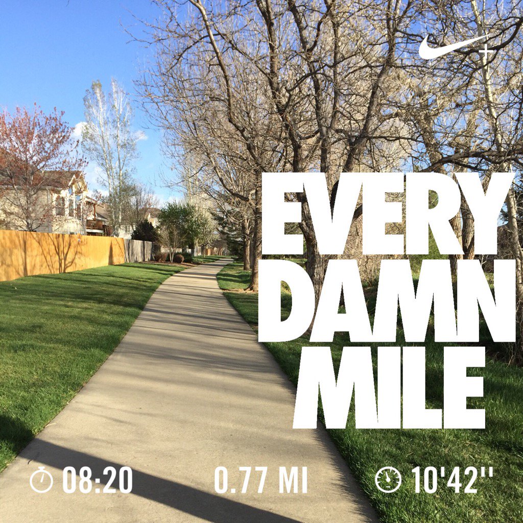 tim_mason's tweet image. Short tempo run on the Nike+ Run Club 10K training plan. Getting ready for #BolderBoulder10k