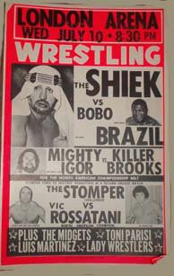 LondonontPast's tweet photo. Remember wrestling at LONDON ARENA #ldnont #wrestling #theshiek #arena https://t.co/bov7NYBL4v