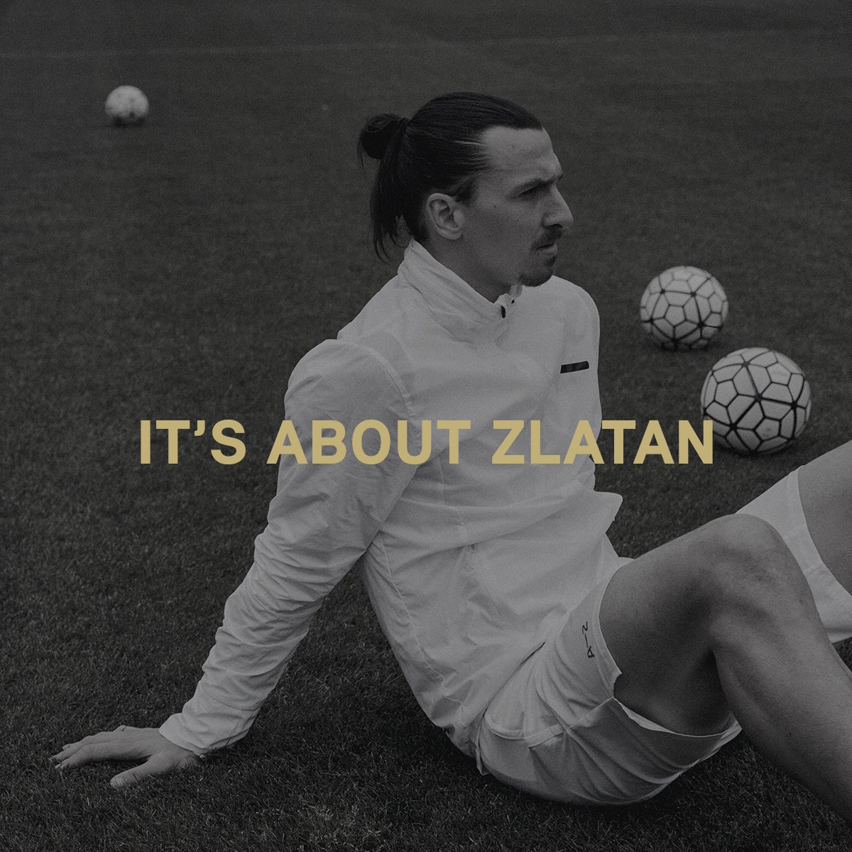 Like a boss. Showing the way and bringing out the gold in others. #zlatan #mufc #azsportswear