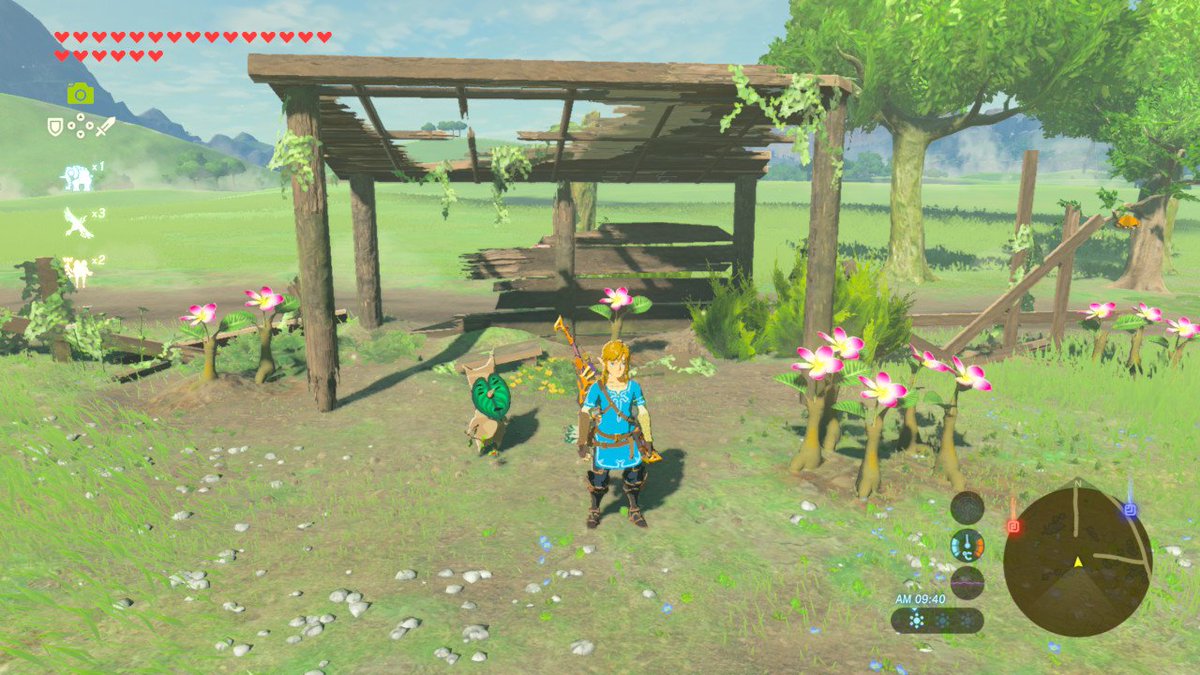 うららマイセルフ Twitterissa リバーサイド馬宿北 平原の牧場跡の５つの花 ゼルダの伝説 Breathofthewild ブレスオブザワイルド コログ